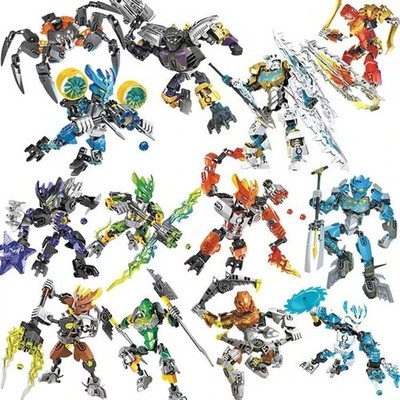 Bionicle Skull Warrior Action Figure Building Blocks Set for Kids-NO OriginalBox
