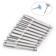 10 Pcs Dental Polishing Holding Rod Mandrel Soflex Flexi Discs Fit RA Shank