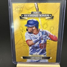 Luis Garcia 2021 Diamond Kings Debut Artist Proof Litho Rookie #d /25 Nationals
