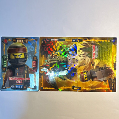 LEGO Ninjago Serie 4: Drachenmeister Cole 147 & Erddrache 145 Holo 3D DE