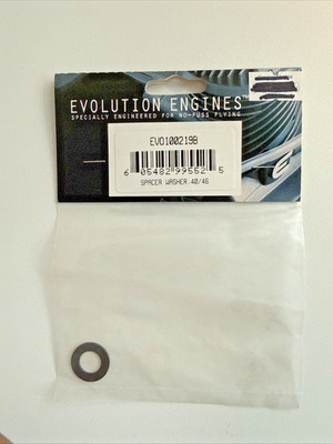 EVOLUTION ENGINES EVO100219B SPACER WASHER FOR .40-.46-.60-1.20 NEW IN PACKAGE