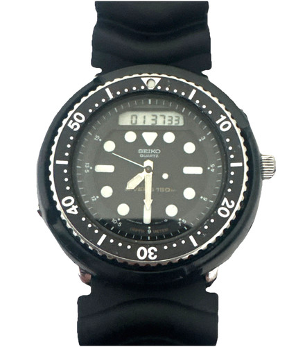 Vintage 1984 SS Seiko H558-5009 Arnie 150m Diver Watch Tuna Iconic Schwarzeneger