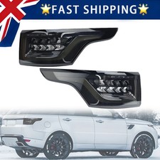 Left+Right Smoked LED Tail Light Lamp For 2014-2022 Land Rover Range Rover Sport