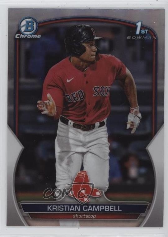 2023 Bowman Draft Chrome Refractor Kristian Campbell #BDC-125 12g7