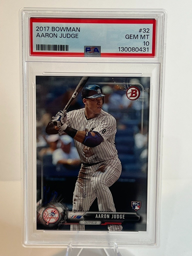 2017 Bowman 32 Aaron Judge PSA 10 Gem Mint RC Rookie Card
