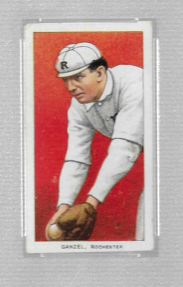 1909-11 T206 SWEET CAPORAL 350 TOBACCO BASEBALL CARD PSA 4 JOHN GANZEL ROCHESTER view 3