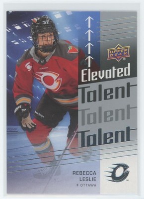 2024-25 Upper Deck PWHL Elevated Talent Rebecca Leslie #ET-15 Ottawa Charge