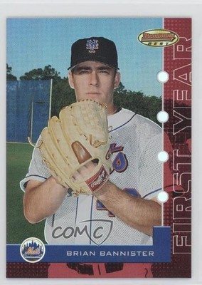 2005 Bowman's Best Red 149/199 Brian Bannister #65 Rookie RC 7k0