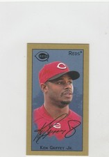 2025 Topps T205 Ken Griffey Jr. Cincinnati Reds Polar Bear Back Approx 33 Copies