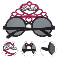 Bridal Sunglasses for Wedding Party Reusable ABS Multi Color Photo Booth Props