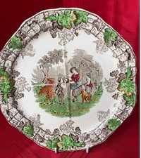 Copeland Spode England Byron Series No. 2 Porcelain Luncheon Plate  9.5"