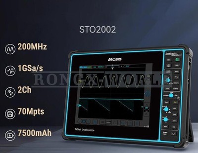 ONE Micsig STO2002 200MHz 1GSa/s 2 Channel Digital Oscilloscope with 6 Decodings