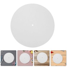 3 Pcs Vinyl Record Accessories Player Mat Felt Turntable Platter