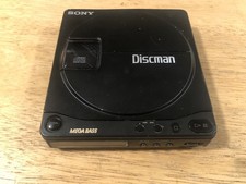 Vintage Sony D-9 Discman Mega Bass CD Compact Disc Player Untested