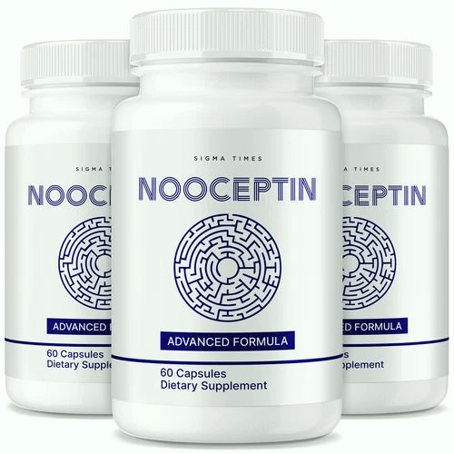(3 Pack) Nooceptin - Cognitive Enhancer Capsules for Cognition and Focus