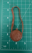 Marx Johnny West - Wilderness Scout Daniel Boone - Long Strap Brown Canteen