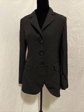 Michael Kors Women's Black Blazer Suit Jacket Size 4 Full Sleeve