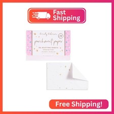 Beauty Bakerie Parchment Paper Oil Blotting Sheets for Face, Makeup Essentials f