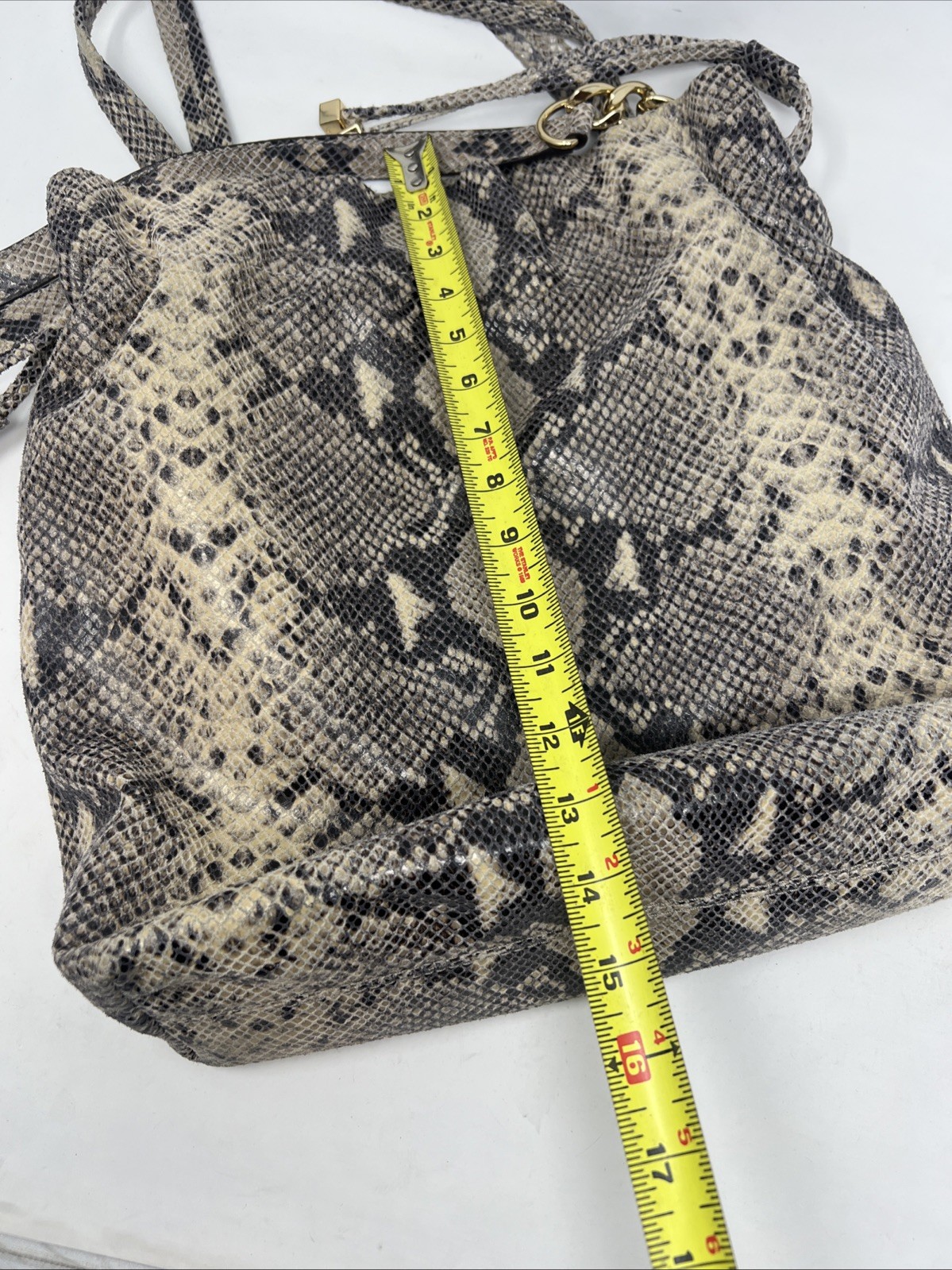 Michael Kors Lenox Large Python Embossed Tote Bag - image 11