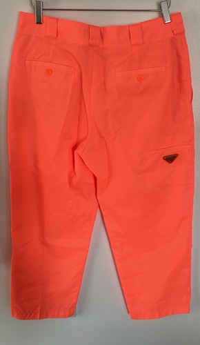 Pantalone PRADA leggero nylon arancione fluo brillante IT44 - Foto 4 di 10