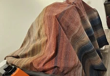 Two Ruggables Linear Striped Multicolor Rugs w/Pads (Sizes 6x9 and 2.5x7)