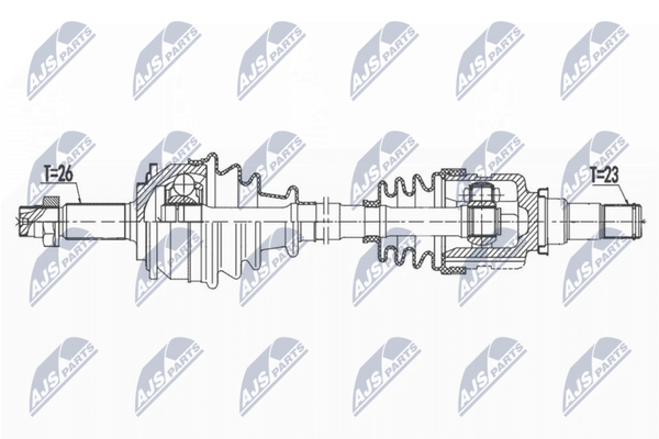 NTY NPW-TY-163 Antriebswelle Vorne Links FüR Toyota-image
