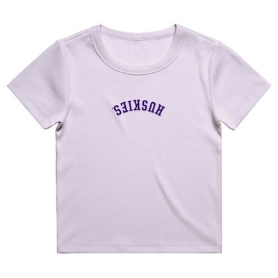Women's Uscape Apparel  Purple Washington Huskies Upside Down Embroidery Ribbed
