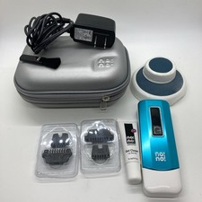 No No Hair Removal System With 4 Blades Storage Zip Case 2 Pads Charger Lip Gel
