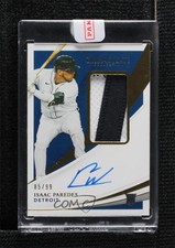 2021 Panini Immaculate Rookie 85/99 Isaac Paredes #140 Patch Auto 00er