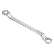 14mm x 17mm Metric 12 Points Offset Double Box End Wrench Chrome Plated Cr-V