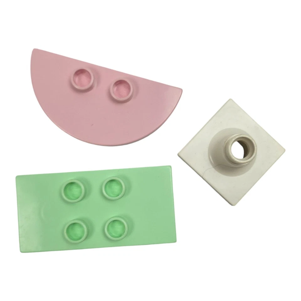 14 of 49 Bricks from VTG 90s Lego Duplo 2552 Family Home Bucket No Box or Manual - Image 4 of 4