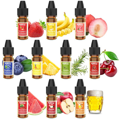 Food Flavoring Oil - 10 Flavors Liquid Lip Gloss Flavoring Oil, Concentrated Can