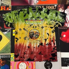 Sublime Tie Dye T-Shirt Mens Large Custom