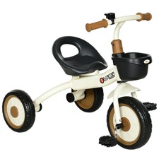 Toddler Tricycle Ages 2-5 3 Wheel 55 lb White
