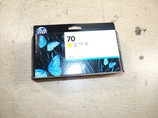 GENUINE HP 70 YELLOW INK CARTRIDGE C9454A EXP MAR 2023
