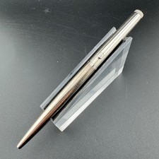 DUNHILL Alfred Dunhill Gemline Brushed Steel Ballpoint Pen