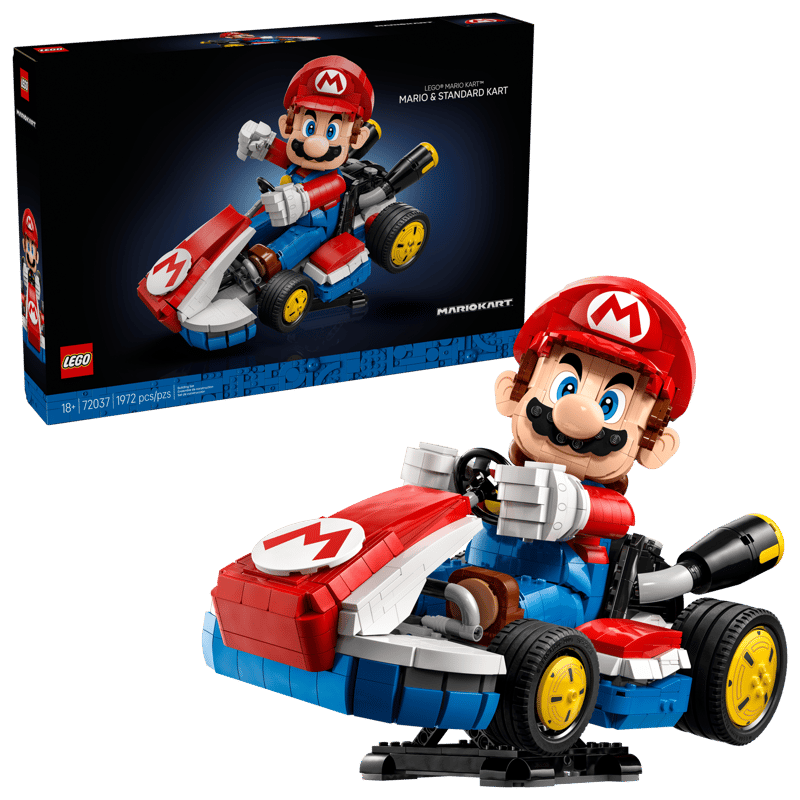 Lego Mario Kart: Mario E Kart Standard 72037 Set per Adulti - Immagine 3