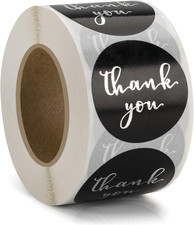 1.5" Thank You for Supporting My Small Business Stickers, round Thank You Labels