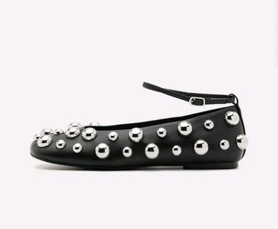 STINE GOYA NIETEN BALLERINA PUMPS Gr. UK5 Nagelneu Original UVP255  #703