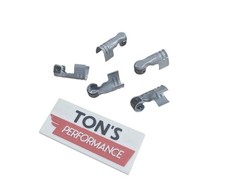 5 Steel Right Angle 90 Degree Snap Crimp On Spark Plug Terminals With Clip Diy