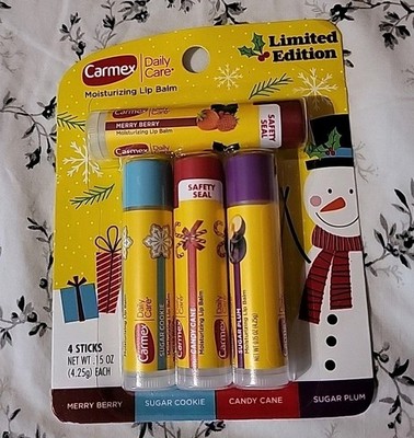 Carmex Lip Balm Limited Edition 4 Sticks