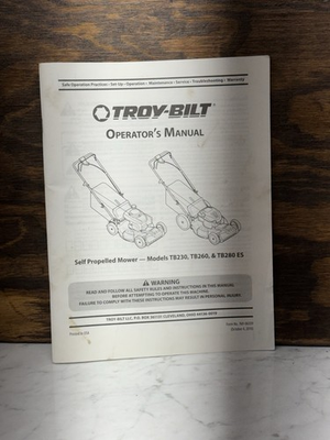 #ad Troy Bilt Push Mower Operator#x27;s Manual $5.00