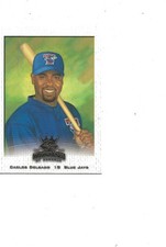 2002 DONRUSS DIAMOND KING CROWNING MOMENTS BLUE JAYS STAR CARLOS DELGADO