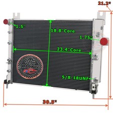 2 Row Radiator For Dodge Dakota 2000-2004dodge Durango 2000-2003 3.7l 4.7l