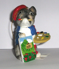 20 FRENCHY OR FRENCH BULLDOG RESIN CHRISTMAS Ornament 5X3