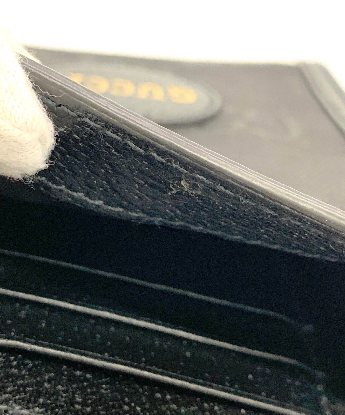 GUCCI GG Marmont Mini Shoulder Bag Black Leather 625599 Italy SN2576 thumbnail 6