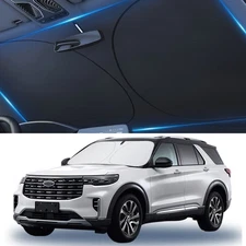 Foldable Windshield Sun Shade Reflective UV Heat Shield for Car SUV Truck 57x32"