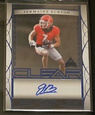 JERMAINE BURTON ROOKIE AUTOGRAPH BLUE FOIL SSP /49 CINCINNATI BENGALS MINT