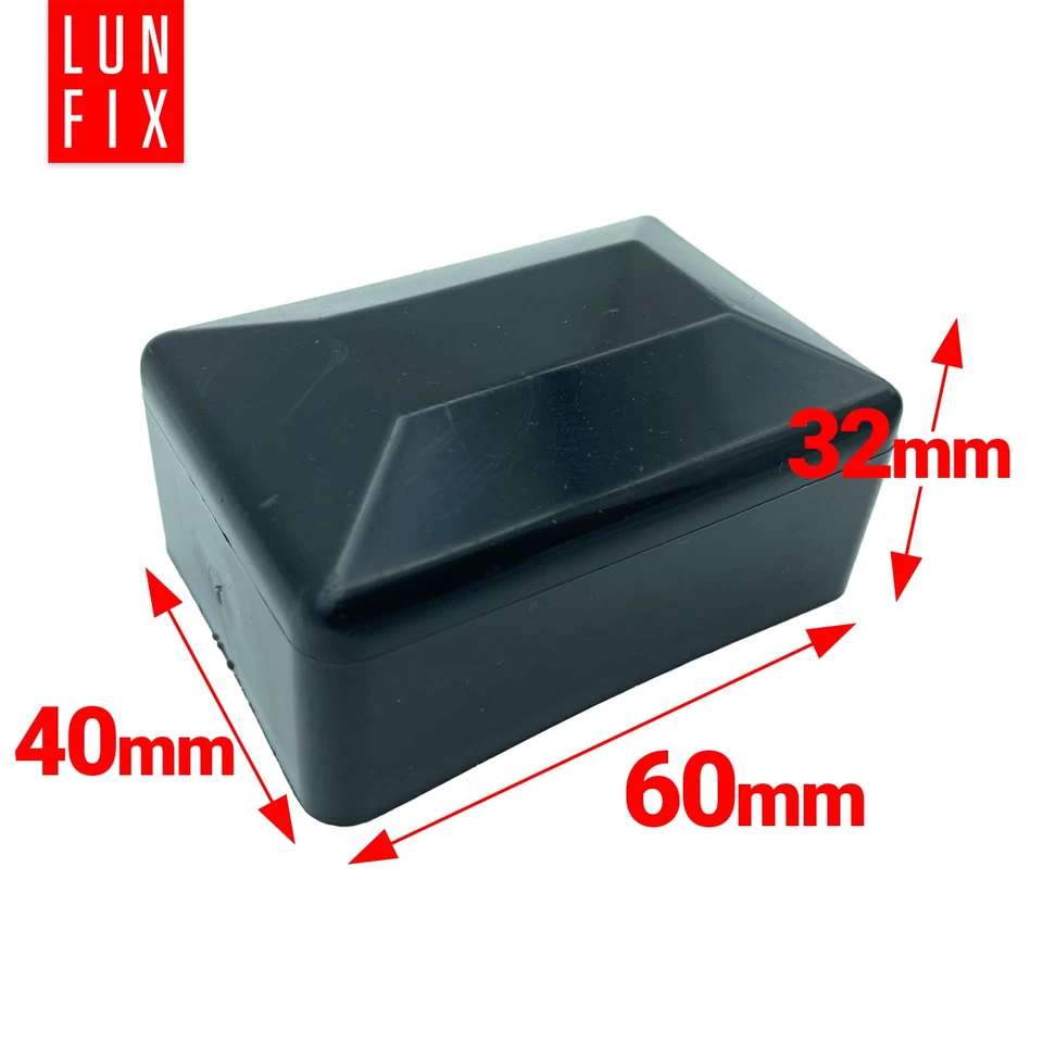 Capuchon de poteau noir 40 x 60 mm capuchon de cl_ture - Photo 2/4