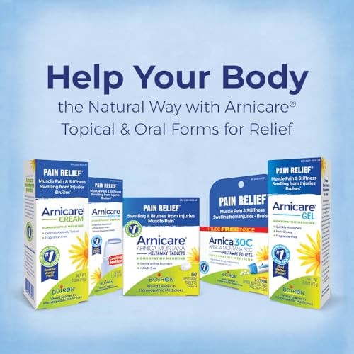 Boiron Arnicare Gel for Relief of Joint Pain, Muscle Pain,  Assorted Sizes 